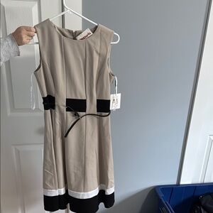 Kids Beige and Black Dress